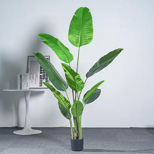 Planta Artificial de <span class=keywords><strong>Palma</strong></span> de Viajero en Maceta para Decoración de Sala de Estar - Decoración de Piso Interior con Vegetación Artificial Grande - Product Image 6