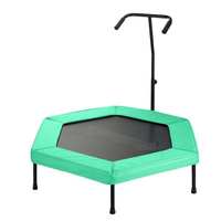 Sundow 50 pouces Hexagonal Bungee Trampoline Enfant En Vente Mini Trampoline Fitness Avec Poignée De Sécurité