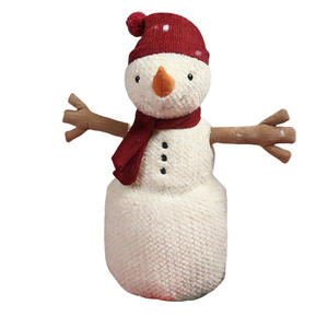 Oso de Peluche Sammy, Diseño de Muñeco de Nieve, Decoración Navideña, Adorno Bonito, Tela de Franela, Forro de Malla Súper Suave - Product Image 5