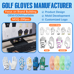 ถุงมือกอล์ฟหนังแท้ Cabretta คุณภาพระดับมืออาชีพ สำหรับมือขวา พร้อมโลโก้สั่งทำ สำหรับกีฬาและปั่นจักรยาน - Product Image 2