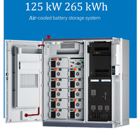 Système de stockage d'énergie solaire hors réseau industriel et commercial, batterie au lithium-fer Lifepo4 à refroidissement par air, 265 kWh, 314 Ah, armoire ESS