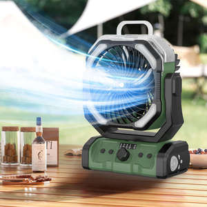 Hiệu Suất Cao Cắm Trại Fan Với Có Thể Điều Chỉnh Chiều Cao Pin Di Động Hoạt Động Cho Lều Ngoài Trời Đi Bộ Đường Dài Chuyến Đi Câu Cá - Product Image 5