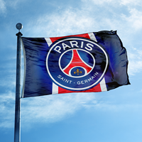 Drapeau National Personnalisé WONDERFUL FLAG, Polyester, Impression Numérique, Durable, 3x5, Style Sportif, Mât en Aluminium, Logo Personnalisé, Sac en PP