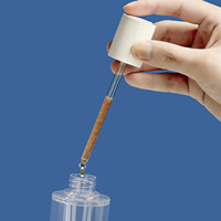 Flacon compte-gouttes en plastique de 120 ml avec bouton-poussoir 20/410