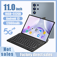 Tablet PC Original S23U de 11 Pulgadas, 16 GB de RAM, 1 TB, Cámara Triple de 108 MP, Batería de 8000 mAh, 5G, 48 Horas de Duración, África, Asia, Sudamérica, Logotipo Personalizado