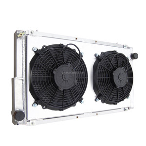 Radiateur entièrement en aluminium avec cache-ventilateur pour Subaru Impreza WRX STI GC8/GF8 - Legacy BC5/<span class=keywords><strong>BJ5</strong></span>/ BF5 EJ20 1989-2002 - Product Image 3