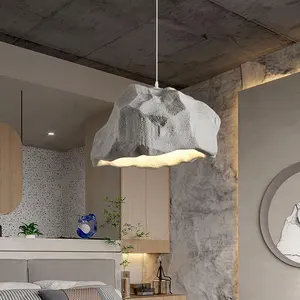 מודרני וואבי סבי מנורת תליית Led נברשות תקרה מעצב פנים מטבח אוכל אורות תליון לסלון