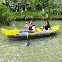 Vanace-Kayak/canoë pour adultes débutants, bateau de pêche en plein air, kayak/canoë gonflable à la dérive pour la pêche de loisir