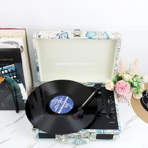 Netac — boîtier d'enregistrement en vinyle, lecteur d'enregistrement, dents bleues, 3 vitesses, haut-parleur, audio, pour la maison, offre spéciale