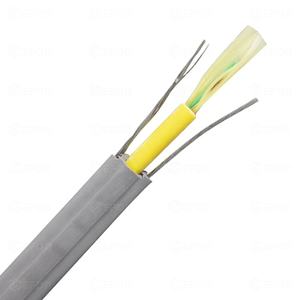 Кабель для лифта 1 2 4 волоконно-оптический кабель с двумя стальными проводами видеонаблюдения - Product Image 5