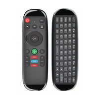 Control Remoto Inalámbrico M6 Voice 2.4GHz con Aprendizaje de Código Variable, Mini Teclado de Doble Cara (Plástico)