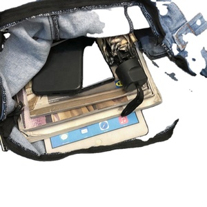 Sac fourre-tout en jean tendance et stylé, design personnalisé, pour la vie quotidienne des filles et adolescentes, vente chaude - Product Image 3