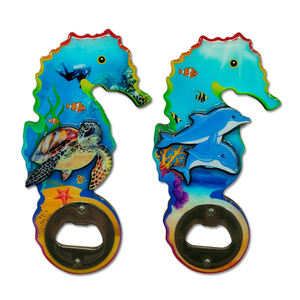 Logo personnalisé Floride plage Souvenir Surf décapsuleur MDF bois planche de surf décapsuleur - Product Image 4