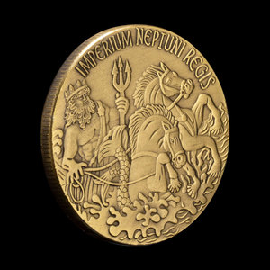 Moneta da regalo commemorativa <span class=keywords><strong>Imperium</strong></span> Neptuni Regis omaggio con tema personalizzato della marina USA - Product Image 1