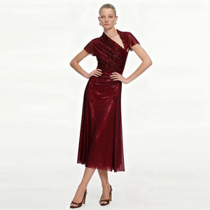 女式时尚水晶连衣裙 |   高度装饰的长款礼服，适合晚会、舞会和奢华活动 - Product Image 3