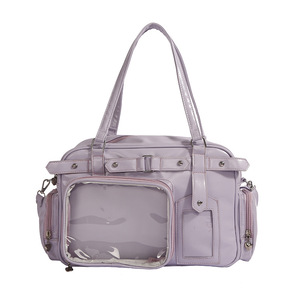 Túi Ita hình khủng long nhỏ tùy chỉnh, ba lô Ita anime tùy chỉnh, túi đi học trong suốt, túi đeo chéo Itabag có ngăn đựng đồ - Product Image 6