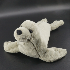 Peluche de phoque réaliste, jouet en peluche animal marin de simulation, coussin doux pour enfants, cadeaux et décoration intérieure - Product Image 1