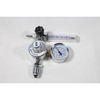 Regulator las Gas Argon Manual, pengukur aliran tekanan tinggi dan pengukur tekanan dengan fitur Gas pengurang