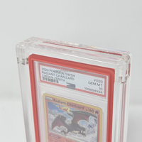 Étui de présentation magnétique moderne en acrylique pour cartes de collection BGS, résistant aux UV, pour cartes de sport gradées