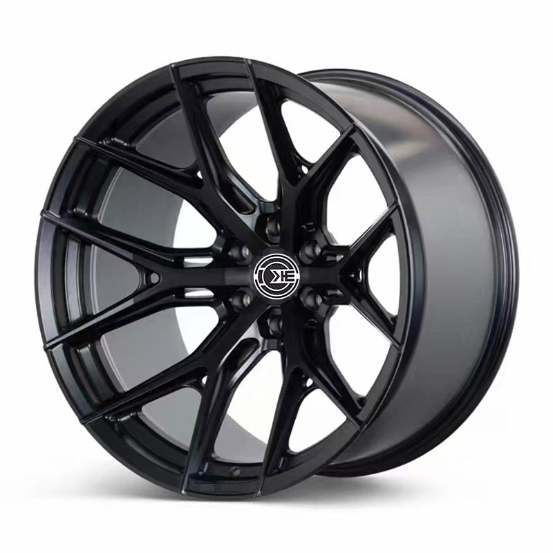Black Deep Concave Hollow Spoke Design Alloy Passenger Car Wheels Hub ...