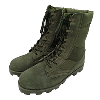 Bottes Tactiques Homme USA Imperméables Randonnée Extérieure Travail Sécurité Chaussures Durables Cuir Suède avec Embout Acier Bottes de Jungle