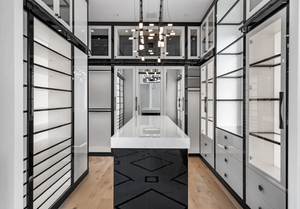 CBMmart мебель для спальни зеркальная стеклянная раздвижная дверь деревянная Лаковая кровать мебель плоская упаковка дешевый шкаф - Product Image 2