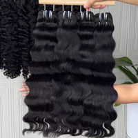 Produits de livraison directe, mèches de cheveux vierges, mèches de cheveux bouclés birmans bruts à double trame, extensions et perruques