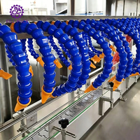 Sèche-bouteille à air automatique en forme de main d'araignée en plastique PET / Machine de séchage de bouteilles en verre