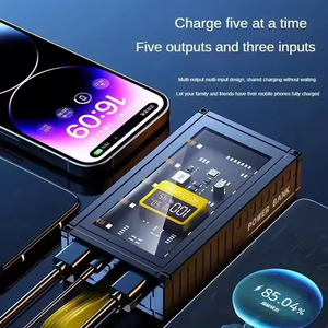 แบตสำรองพลังงานแสงอาทิตย์ความจุสูง50000MAH เครื่องชาร์จพลังงานแสงอาทิตย์จอแสดงผล LED กันน้ำสำหรับโทรศัพท์มือถือแท็บเล็ตคอมพิวเตอร์อุปกรณ์อิเล็กทรอนิกส์อื่นๆ - Product Image 3
