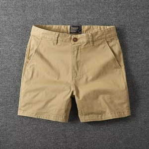 Nouveau pantalon d'été en pur coton pour <span class=keywords><strong>homme</strong></span>, coupe décontractée, jambe droite, style workwear, légèrement élastique, idéal pour la plage - Product Image 5