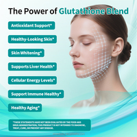 Complément de glutathion liposomal en gouttes liquides 1750 mg, Super Glutathion 5-en-1, favorise le blanchiment de la peau et la détoxification du foie