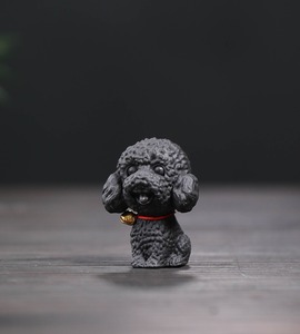 MSH mignon chanceux Teddy zodiaque chien Wangcai Table à thé ornements de Table service à thé accessoires - Product Image 5