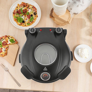 12 Zoll mechanische Steuerung Tischplatte Elektrischer Pizza ofen mit großer runder Pfanne für <span class=keywords><strong>Toaster</strong></span> - Product Image 5