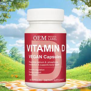 OEM/ODM Premium Vegan D vitamini kapsül kemik sağlık bağışıklık düzenleme enerji desteği 60 kapsül - Product Image 5