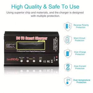 Chargeur de batterie IMAX B6 V3 80W 6A LiHv Lipo NiMh Li-ion Ni-Cd numérique pour RC, chargeur-déchargeur d'équilibrage, adaptateur d'alimentation 15V 6A - Product Image 6
