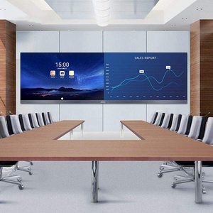 La pantalla LED táctil todo en uno para interiores con control de elevación automático se utiliza para conferencias educativas. - Product Image 4