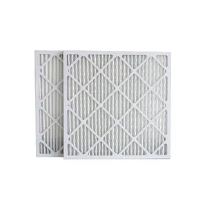 Hochwertiger Kartonrahmen plissiert Wechselstromofen HVAC Luftfilter 20 × 20 × 1 Zoll MERV 11 Luftfilter