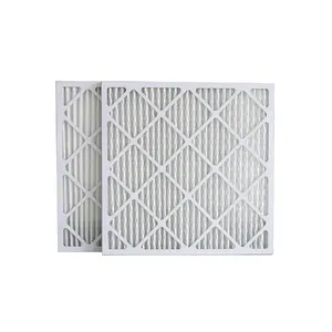 Hoge Kwaliteit Kartonnen Frame Geplooide Ac Oven Hvac Luchtfilter 20X20X1Inch Merv 11 Luchtfilter