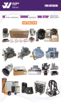 Pompe de voyage authentique japonaise YB00001128 à roulement à billes pour pièces hydrauliques d'excavatrice HITACHI ZX200-5G ZX330 ZX350 ZX360