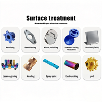 OEM/ODM Personnalisation d'usinage CNC 5 axes et services d'usinage pour l'aluminium et l'acier inoxydable, anodisation, pièces métalliques personnalisées