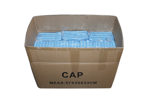 Dùng Một Lần Không Dệt Vòng Dải <span class=keywords><strong>Cap</strong></span> Bouffant Head Bìa Tóc Net Phẫu Thuật Bác Sĩ Y Tá Hat Mob <span class=keywords><strong>Cap</strong></span> - Product Image 4