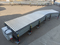 Convoyeur à rouleaux télescopique direct usine, convoyeur à rouleaux extensible pour le chargement et le déchargement de conteneurs en entrepôt