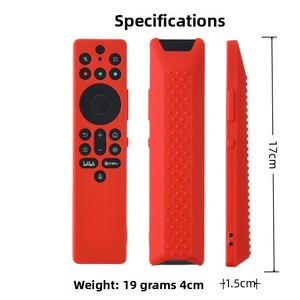 Siliconen Beschermhoes Voor <span class=keywords><strong>Tcl</strong></span> Thunderbird Q10krc802a 701a <span class=keywords><strong>Tv</strong></span> Afstandsbediening Anti-Val Anti-Slip Leren Code Compatibel - Product Image 4
