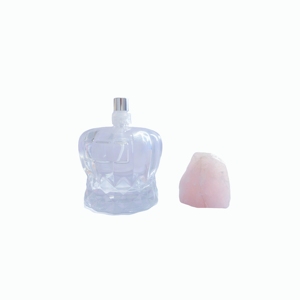 Nouveauté : flacons de parfum en jade de luxe personnalisés avec couvercle en cristal et bouchons en pierre - Product Image 1