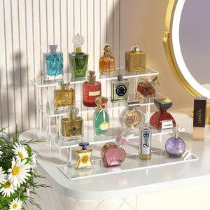 Özel fabrika 4 katlı yükselir raf vitrin fikstür takı raf akrilik ekran standları - Product Image 6