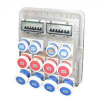 Boîte de distribution d'alimentation portable CHENF, type transportable, unité mobile multi-prises, disposition interne personnalisée pour scène extérieure