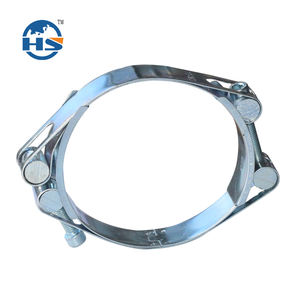 Two <b>bolt</b> hose <b>clamp</b> Aquaculture Equipment Hose <b>Clamp</b> - Product Image 1