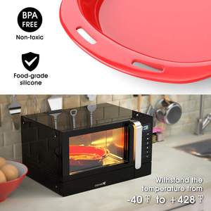 Plato de Silicona Antiadherente para Horno de Microondas, Doble, para Hornear y Cocinar, Utensilio para Hacer Omelettes Rápidamente en el Microondas, Venta al Por Mayor, Syh446 - Product Image 4