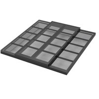 Sistema de Ventana de Techo Corrediza Plegable Motorizada Eléctrica Automática con Control Remoto, de Aleación de Aluminio y Cristal, Tipo Louver