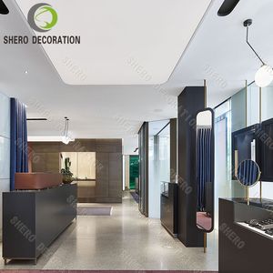 Mostrador de Exhibición de Joyería de Alta Calidad con Iluminación para Decoración de Joyerías, Muebles de Joyería Personalizables - Product Image 6